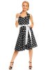 SCOASE DIN STOC - Rochie cu buline Black-White