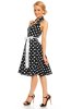 SCOASE DIN STOC - Rochie cu buline Black-White