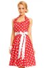 SCOASE DIN STOC - Rochie cu buline Red-White