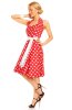 SCOASE DIN STOC - Rochie cu buline Red-White