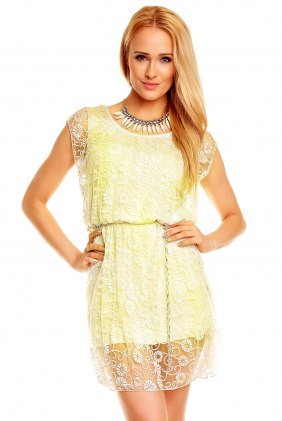 Rochie Summer Yellow din Colectia de SCOASE DIN STOC