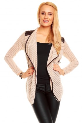 Cardigan Sweet Beige din Colectia de DE VARA