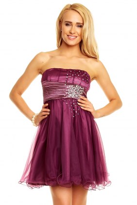 Rochie Baby Doll Ety Purple din Colectia de SCOASE DIN STOC