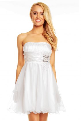 Rochie Baby Doll Ety White din Colectia de SCOASE DIN STOC