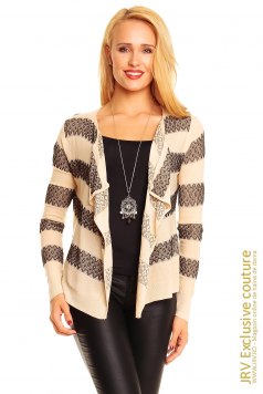 Cardigan Cayla Bej - Magazin online haine de dama Fashion