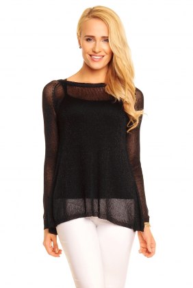 Pulover Estelle Black din Colectia de DE VARA
