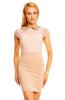 SCOASE DIN STOC - Rochie retro Aby Beige