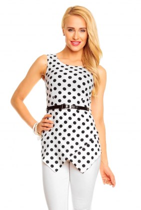Top Retro Style White din Colectia de SCOASE DIN STOC