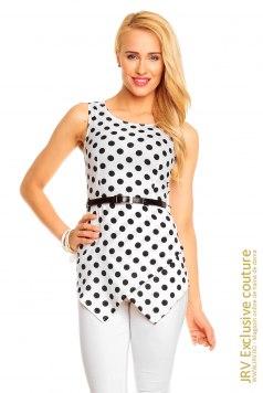 Top Retro Style White - Magazin online haine de dama Fashion