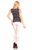 SCOASE DIN STOC - Top Retro Style Dark-Blue