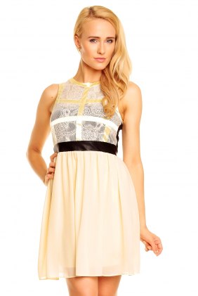 Rochie de club Celeste Creme din Colectia de COLECTII TRECUTE
