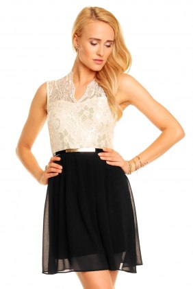 Rochie dantela Amely Black din Colectia de SCOASE DIN STOC
