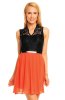 SCOASE DIN STOC - Rochie dantela Amely Orange