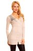 DE VARA - Pulover Kristy Beige
