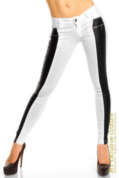 Pantaloni Dasha White - Magazin online haine de dama Fashion