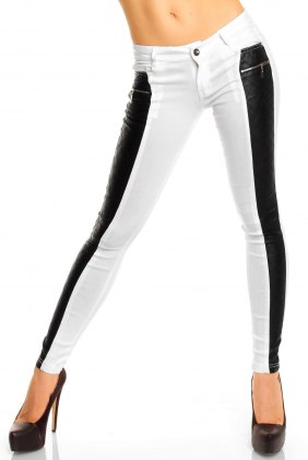 Pantaloni Dasha White din Colectia de SCOASE DIN STOC