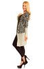 DE VARA - Pulover Zoly Beige-Black
