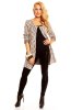 DE VARA - Cardigan Aby Beige-Blue
