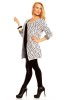 DE VARA - Cardigan Aby Creme-Black