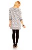 DE VARA - Cardigan Aby Creme-Black