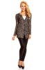 DE VARA - Pulover Inedit Black-Gold