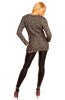 DE VARA - Pulover Inedit Black-Gold