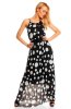 SCOASE DIN STOC - Rochie cu buline Yra Black-White