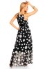 SCOASE DIN STOC - Rochie cu buline Yra Black-White