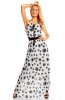 SCOASE DIN STOC - Rochie cu buline Yra White-Black