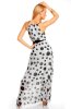 SCOASE DIN STOC - Rochie cu buline Yra White-Black
