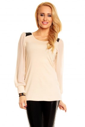 Bluza Helen Beige din Colectia de SCOASE DIN STOC