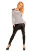 DE VARA - Bluza Orianna Grey-White