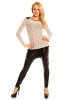 DE VARA - Bluza Orianna Beige-White