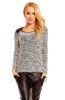 DE VARA - Bluza Orianna Black-White