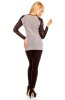 DE VARA - Bluza Darby Grey-White