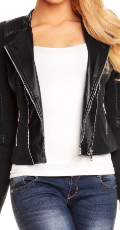 Jacheta Adele Black din magazinul online de geci / paltoane JRV.ro