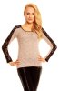 DE VARA - Bluza Sonya Beige