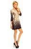 SCOASE DIN STOC - Rochie de zi Indie Beige