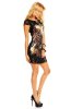 SCOASE DIN STOC - Rochie de zi Lottie Black-Beige