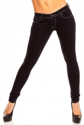 Blugi Simple Dark-Blue din Colectia de SCOASE DIN STOC