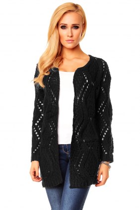 Cardigan Amalia Black din Colectia de DE VARA