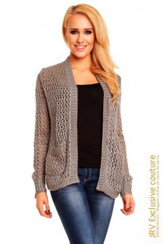 Cardigan Beatrix Grey - Magazin online haine de dama Fashion