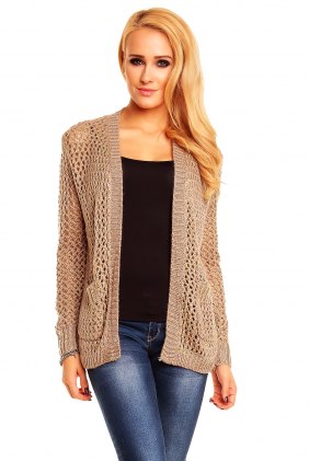 Cardigan Beatrix Brown din Colectia de DE VARA