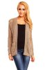 DE VARA - Cardigan Beatrix Brown