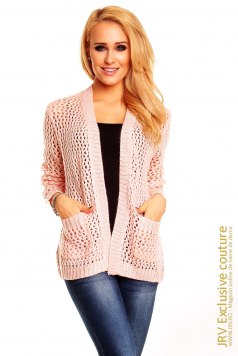 Cardigan Beatrix Light Pink - Magazin online haine de dama Fashion