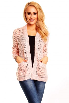 Cardigan Beatrix Light Pink din Colectia de DE VARA