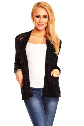 Cardigan Beatrix Black din Colectia de DE VARA