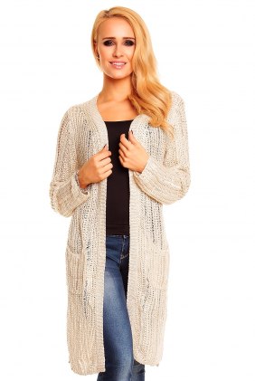 Cardigan Zahera Beige din Colectia de DE VARA