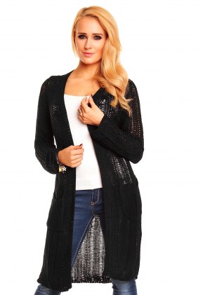 Cardigan Zahera Black din Colectia de DE VARA