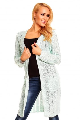 Cardigan Zahera Mint din Colectia de DE VARA